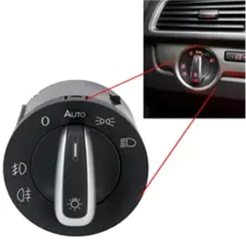 Interruptor de faros para Golf GTI MK5 MK6 compatible con VW de 2004 a 2013 5