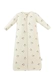 AnZai 2.5 TOG Baby Sleep Sack, Super Warm Quilted Wearable Blanket with Removable Sleeves, Cozy Winter Sleeping Bag for Infants and Toddlers, Two-Way Zipper, 0-6 Months