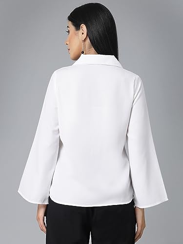 Image of Style Quotient Women Solid Regular Fit Shirt