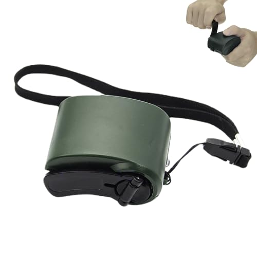 Cargador De Manivela Emergencia, Cargador Manual Portátil Movil Manivela, Recargador De Teléfono con Manivelas, Banco Deenergía con Carga USB, para Exteriores Viajes, Senderismo Y Camping