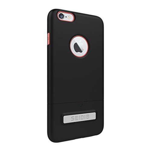 Seidio Surface With Metal Kickstand Case For Iphone 6 Plus/6S Plus [Slim Case] - Non-Retail Packaging - Black/Pink #TOP3