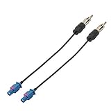 Antena lateral de conexión: enchufe Fakra en conector DIN
