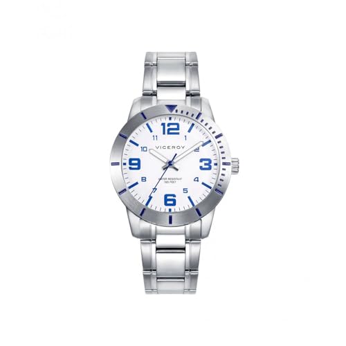 Reloj Viceroy Niño 401353-04 crono acero pulsera azul y diseño premium