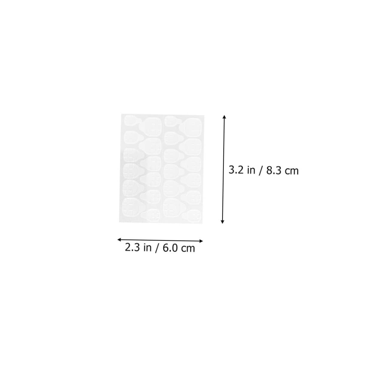 Beaupretty 200hojas Pegatinas Para Uñas De Gel Pegamento Invisible Para Manicura Accesorios De De Uñas Fijación De Falsas