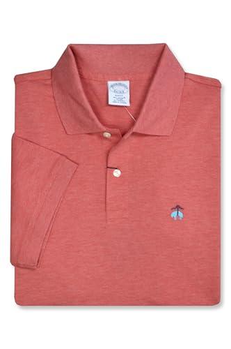 Polo Homme Brooks Brothers manches courtes coton piqué stretch logo