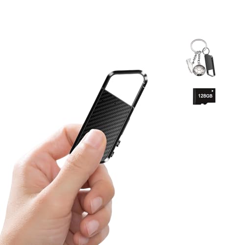 NekSide 128 GB Portable Voice Recorder, Recorder with DSP 5.0 Intelligent Noise Cancellation, 9800 hours storage sound Recording Device, HD Audio recorder for meeting/interview/travelling
