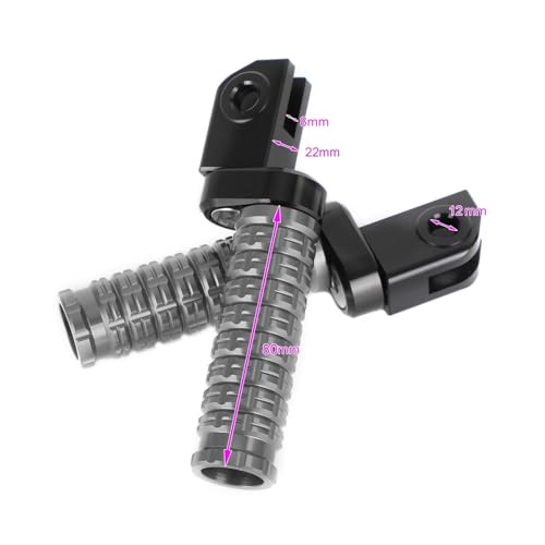 Pédales de repose-pieds RS660 pour remplacer l'usure - 6