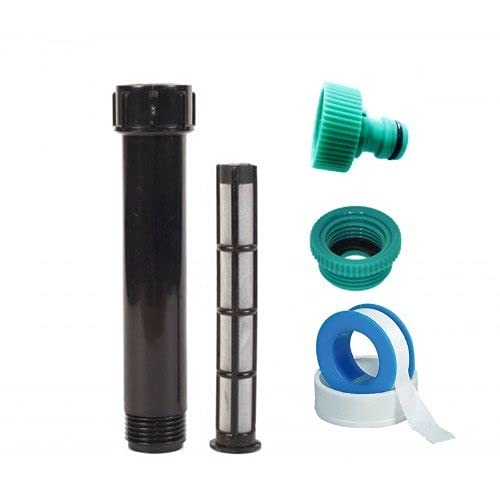 Greenage Screen Filter in-Line Type Cylindrical Shape -120 Mesh, 3/4-inch F X M Bsp Threads for Garden Drip Sprinkler Irrigation Water Filtering- Imported (B00MXJ1N2A) Amazon Price History, Amazon Price Tracker