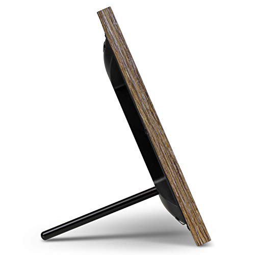 Aluratek 13" Distressed Wood Digital Photo Frame With 8Gb Built-In Memory, 2 Interchangeable Frames, Usb/Sd/Sdhc Supported, Built-In Clock & Calendar #TOP6