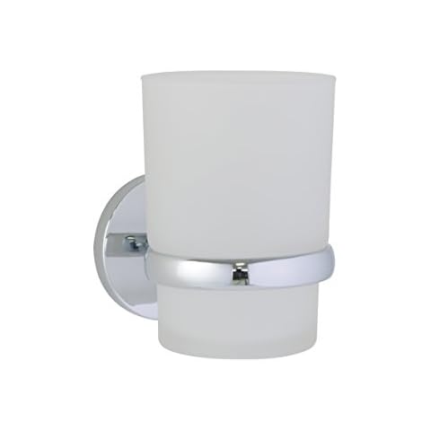 axentia Capri, dekoratives Badaccessoire, Zahnbürstenhalter zur Wandmontage Cover