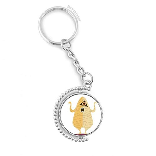 Llavero giratorio Santo Cadáver: Anillo de Halloween Pilgrim para llaves de casa