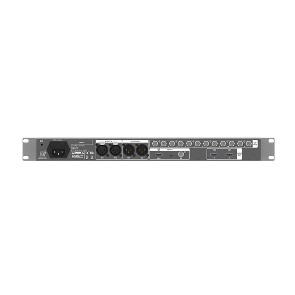 Lumantek ez-Distributor 12 x 3G-SDI / 2 x HDMI Distribution Amplifier with Audio Embedder / De-embedder