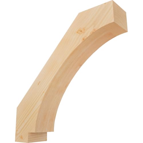 Ekena Millwork BRC06X24X24IMP00SDF 5 1/2"W x 24"D x 24"H Imperial Smooth Knee Brace, Douglas Fir