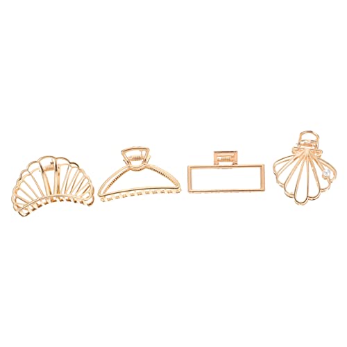 Pinces à cheveux en métal doré FOMIYES accessoires de coiffure style français