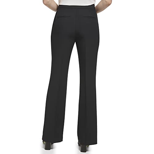 Calvin Klein Womens Work Wear Crepe High Waist Wide Leg Pants (Standard and Plus Size)3