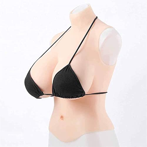 Faux seins en silicone col haut pour un cosplay de Noël réussi