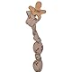 Snoozebaby Schnullerkette Baby - Schnullerkabel Bio - Schnullerkordel - Schnullerschnur - Schnullerband - Schnuller - Braun - Hazel Brown