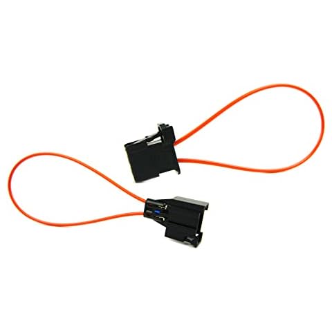 RKX MOST fiber optic optical loop bypass female or male adapter for Radio and Audio compatible with MERCEDES BMW AUDI PORSCHE (Male & Female set) Cover