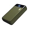 Skullcandy Stash Fuel 10,000 mAh Fast Charging Power Bank / Small and Light travel friendly Portable Charger for iPhone, Android and Other USB Devices – Olive