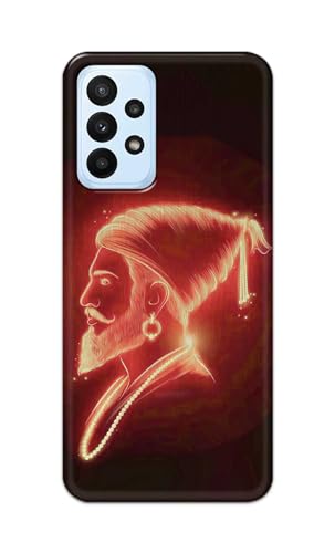 Image of Plastic Printfidaa Printed Hard Back Cover Case For Samsung Galaxy A23 4G | A23 5G Back Cover (Chatrapati Shivaji Maharaj) -112, Multicolor