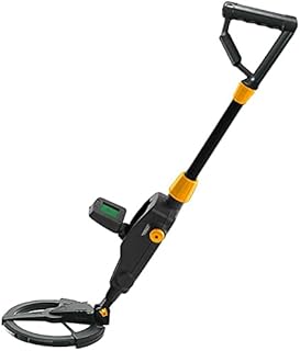 Metal Detector for Kids , High Sensitivity Pinpoint Detector with LCD Display Adjustable, Waterproof, Search Coil for Professionals and Beginners, Gold Silver Ring Jewelry Coin Metal Detector