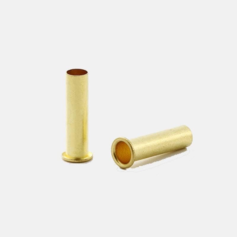 M1.5 diameter brass hollow rivets tubular shape through hole rivet eyelet buttons 2.5mm-8.5mm length smooth surface - (Stem Length: M1.5x8.5mm (30pcs))