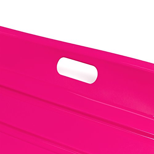 Best Choice Products 35In Kids Plastic Toboggan Snow Sled W/Pull Rope, 2 Handles, Pink #TOP3