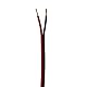 SeKi Lautsprecherkabel Rot/Schwarz 2x 0,50mm² – 100 Meter Spule | CCA-Kupfer Boxenkabel für klaren Sound bei HiFi, Heimkino und Car-HiFi mit Polaritätskennzeichnung