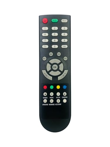 Image of Upix Set Top Box Remote No. 1, Compatible /Replacement for Den Set Top Box Remote Control (Exactly Same Remote Will Only Work)