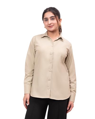 Image of ESTA Women Full Sleeve Stylish Western Official Formal Shirts Regular fit Shirts for Women