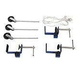 Laboratory Bench Clamp, Metal Table Mount for Physics