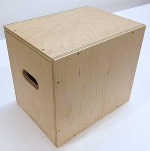 3 in 1 Plyometric Box: 14"x16"x18" Flatpack. Custom laser text and LOGO laser engraving options.