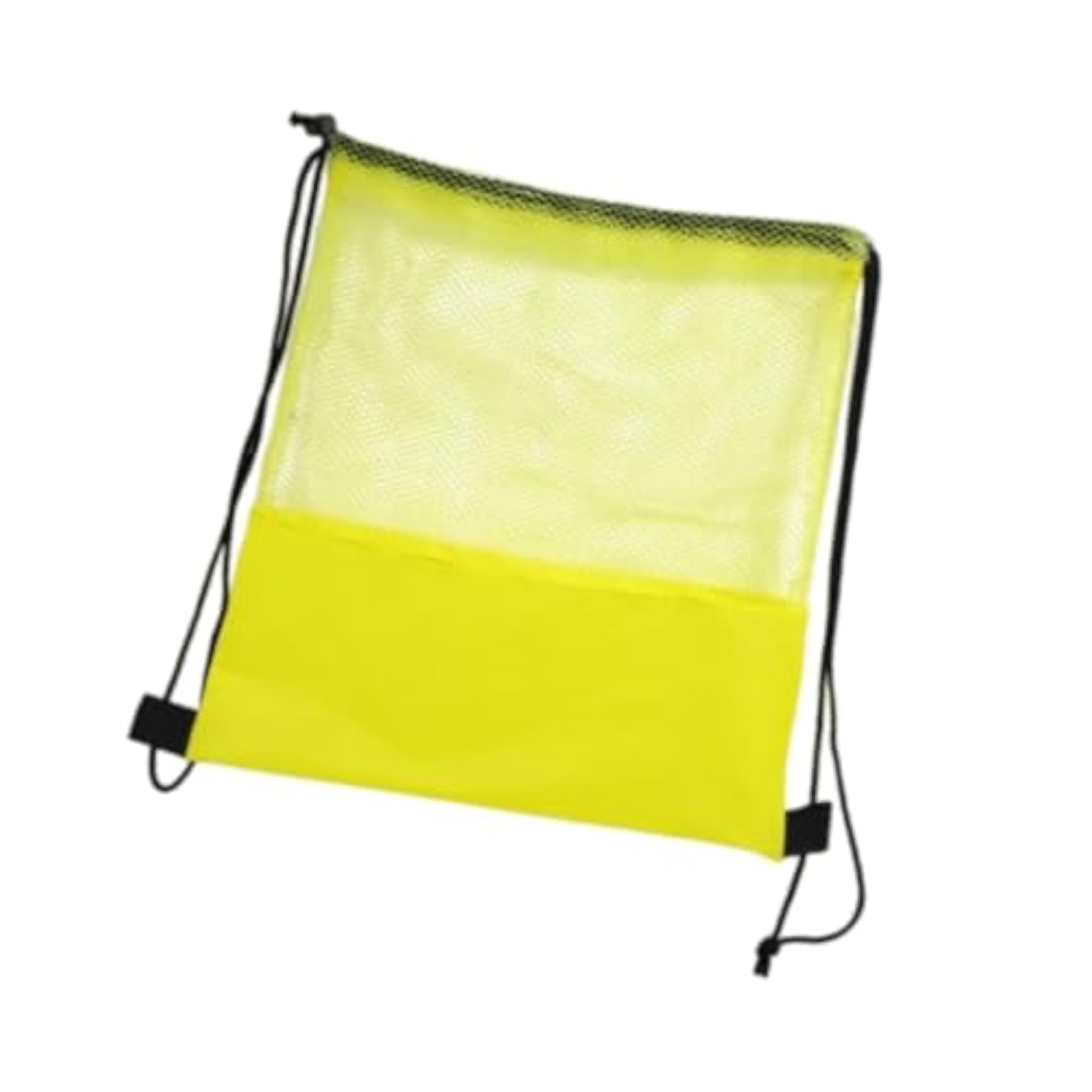 Drawstring Basketball Backpack Portable Sackpack, Yellow