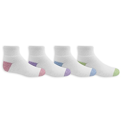 Fruit Of The Loom Big Girls' 6 Pack Low Cut Socks(Assorted)