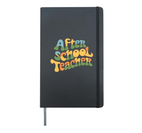 After School Teacher Afterschool Staff Out of School OST Hardcover Journal, Black
