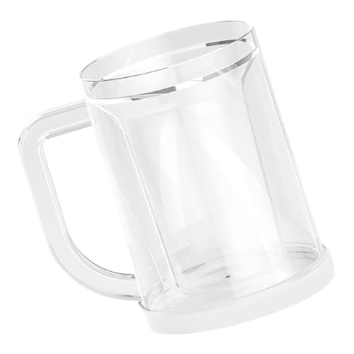 Alipis Taza de Cerveza de Plástico para Congelador Vaso de Bebidas para Fiestas Mantiene las Bebidas Frías Transpirable y Elegante