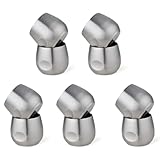 Haopeuk Espressotassen aus Edelstahl, 150 ml, doppelwandig, isoliert, unzerbrechlich, kleine Tasse für Picknicks im Freien, 10 Stück