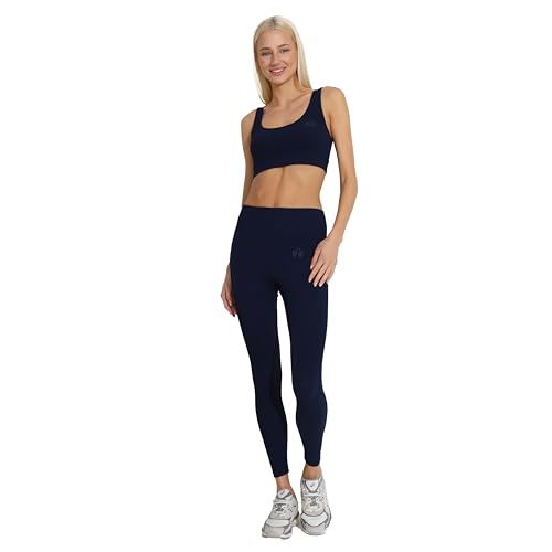 Leggings ribbed femme Carlheim Helle taille haute anti-glisse