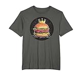 Kingdom Burger Outfit for Burger with Crown Graphic T-Shirt