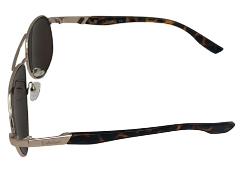 Timberland Sunglass Mens Gold Metal Aviator, Brown Lens TB7272. 32E4