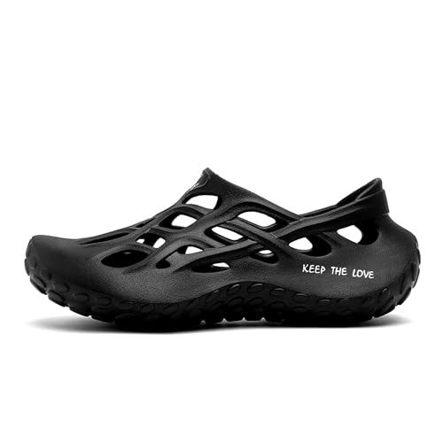 Men's Garden Shoes Summer Thick Bottom Hollow Out Sports Sandals Arch Support Water Shoes Outdoor Hiking Quick Drying Beach Swimming Walking Sandal Slippers2