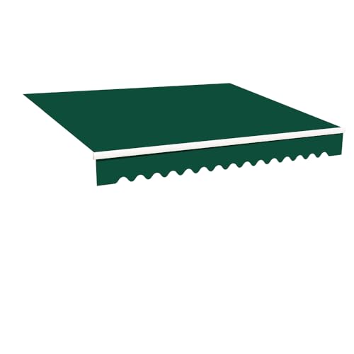 Image of Green Bay 3x2.5m Awning Replacement Fabric Sun Canopy Top Cover Green
