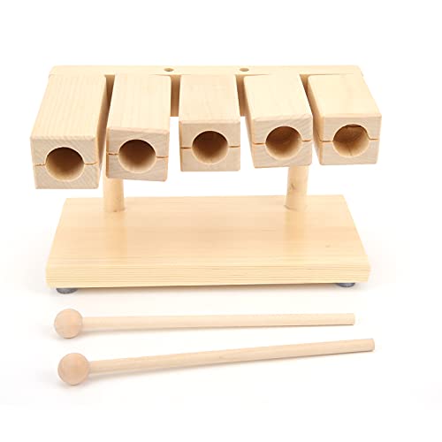 Wood Percussion Maple Blocks 5 Tones Rhythm Clear Sound Hammer National Opera Music