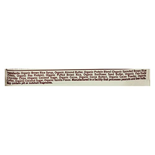 GOMACRO, BAR, OG2, Mocha, Choc CHIP, Pack of 12, Size 2.3 OZ - No Artificial Ingredients Gluten Free Kosher Vegan 95%+ Organic