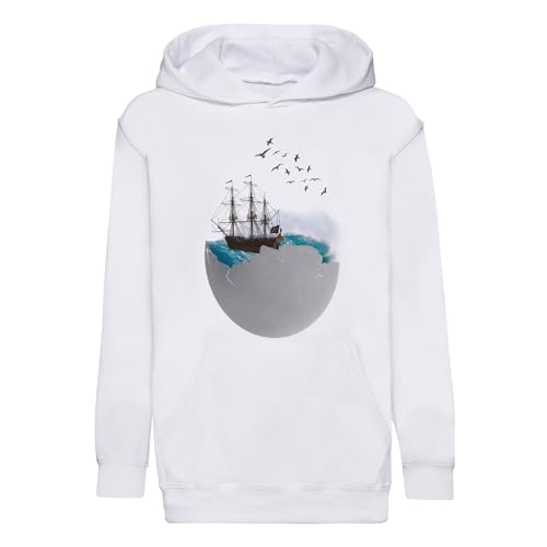 Sweat a capuche enfant ocean dans un oeuf haut de gamme en coton