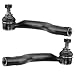 TRQ Front Outer Tie Rod Set 2 Piece Compatible with 2010-2012 Lexus HS250h 2015-2017 NX200t 2018-2021 NX300 2015-2021 NX300h 2011-2016 Scion tC 2016-2020 Toyota Mirai 2006-2018 RAV4