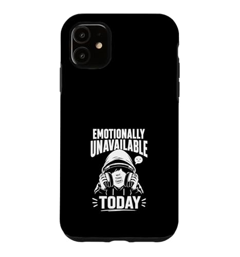 Emotionally Unavailable Today �t�[�f�B�[ �����I �X�}�z�P�[�X iPhone 11 �p