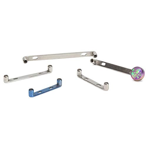 Painful Pleasures 14G Rata Titanium Flat Surface Bar With 2Mm Rise - Price Per 1-13Mm ~ 1/2" #TOP3
