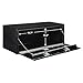 Buyers Products 1702310 Black Steel Underbody Truck Box with T-Handle Latch, 18 x 18 x 48 Inch, Contractor Toolbox With Durable Lock, Job Tool Chest For Storage And Organization