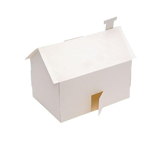 Miniatura 4 de Juego de 20 casas de papel 3D, casa de papel para manualidades, plegables, juego de 20, sin necesidad de pegamento o herramientas, crea casas de